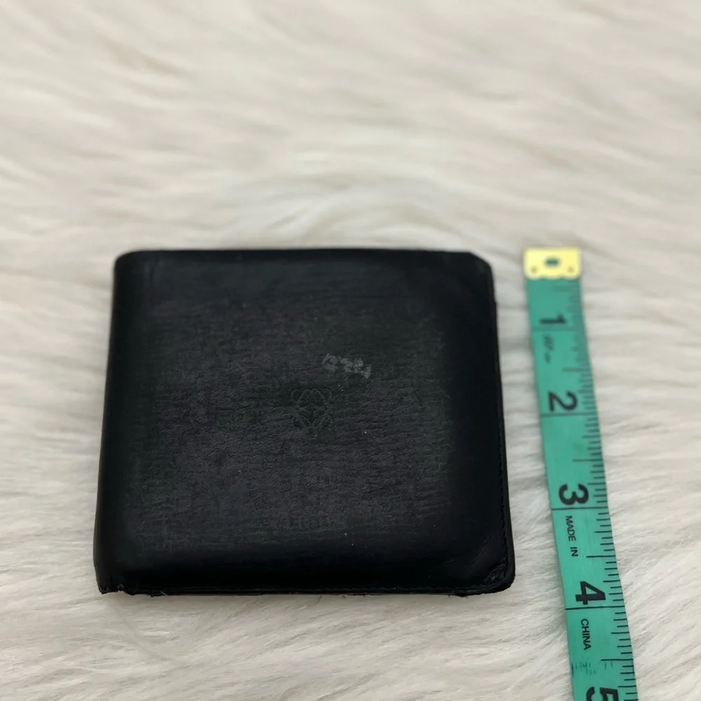 LOEWE - BLACK ALL LEATHER BIFOLD WALLET